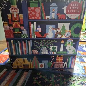 Galison 1000 Piece "Deck The Shelves" Holiday Puzzle